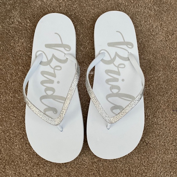Shoes - Bride Flip Flops